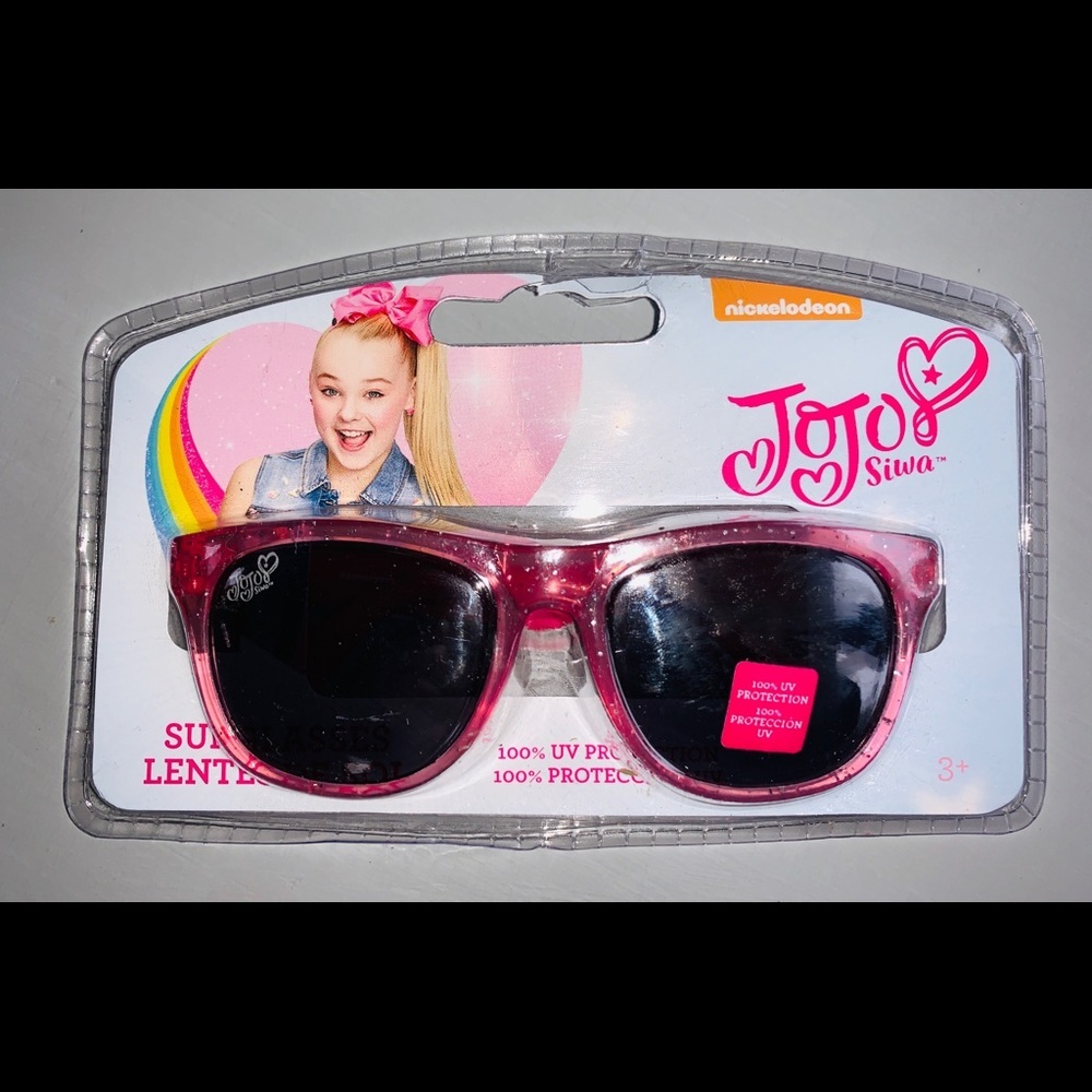 JoJo Siwa Sunglasses Pink Sparkles Heart